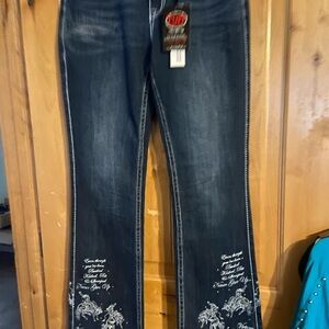 Cowgirl tuff 25th anniversary boot cut 32 long